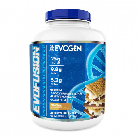 Blend proteic - Concentrat proteic, Evogen, Evofusion Protein Blend, 2.09kg, pudra proteica