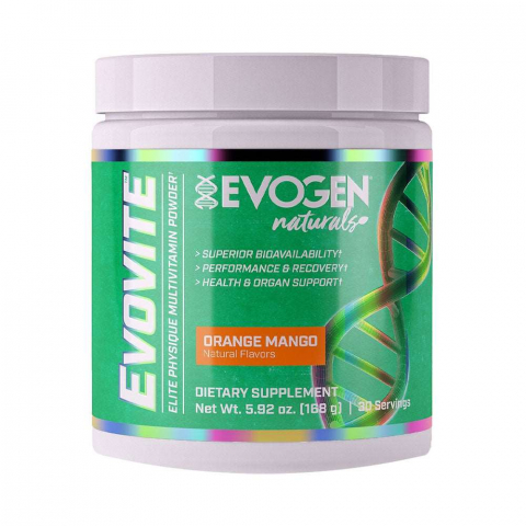Omega 3 - Complex de multivitamine, Evogen, Evovite Naturals, 168 de grame, pudra