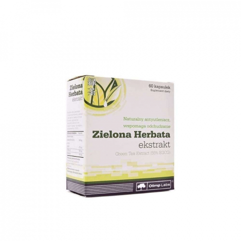 Anti-Aging - Extract de ceai verde, Olimp Sport Nutrition, Green Tea Extract, 60 de capsule