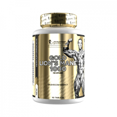 Sanatate generala - Extract de ciuperca coama leului, Kevin Levrone, Gold Lion's Mane 1000 mushroom extract, 90 de tablete