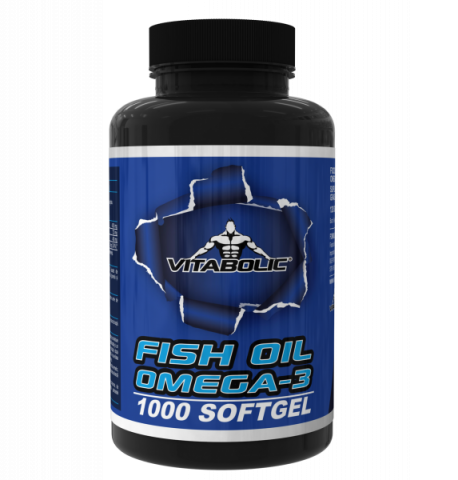 Omega 3 - Ulei de peste, Vitabolic, Fish Oil Omega 3 1000mg, 120 de capsule moi