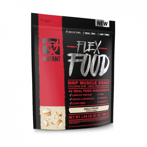 Guilt-free goodies - Inlocuitor de masa cu fibre, Mutant, Flex Food, 880 de grame, pudra