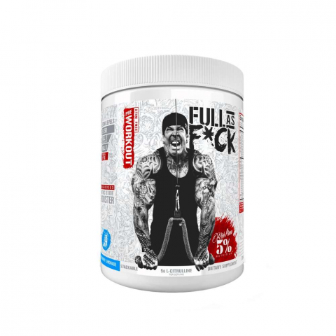 Cu cofeina - Pre-workout, 5% Rich Piana, Full As F*ck, 367 grame, pudra