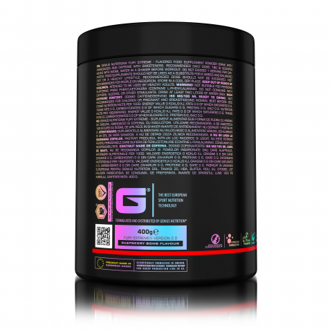 Pre-workout, Genius Nutrition, Fury extreme, 400 de grame, pudra [1]
