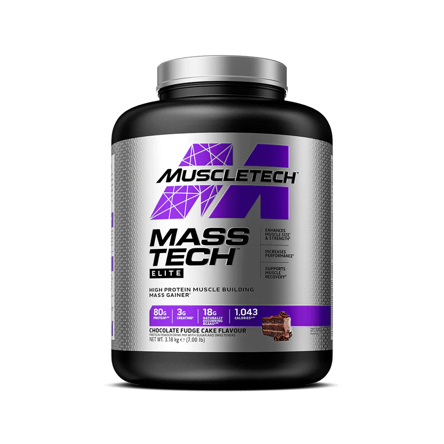 Gainer - Gainer, Muscletech, Mass Tech Elite, 3.18kg, pudra proteica