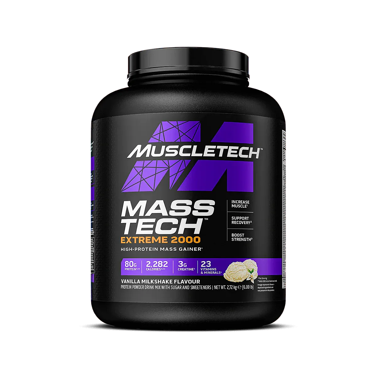 Proteina - Gainer, MusleTech, Mass Tech 2000 Extreme, 2.72kg, pudra proteica