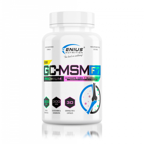 Sanatate articulatii - Supliment pentru articulatii, Genius Nutrition, GC-MSM-F7, 90 de capsule