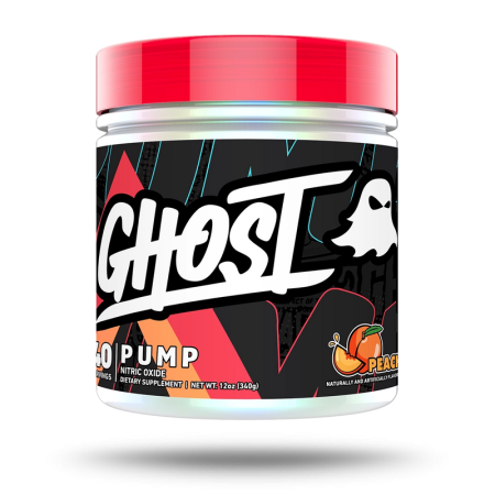 Pre-workout si performanta - Pre-workout fara cofeina, Ghost, Pump, 380 de grame, pudra