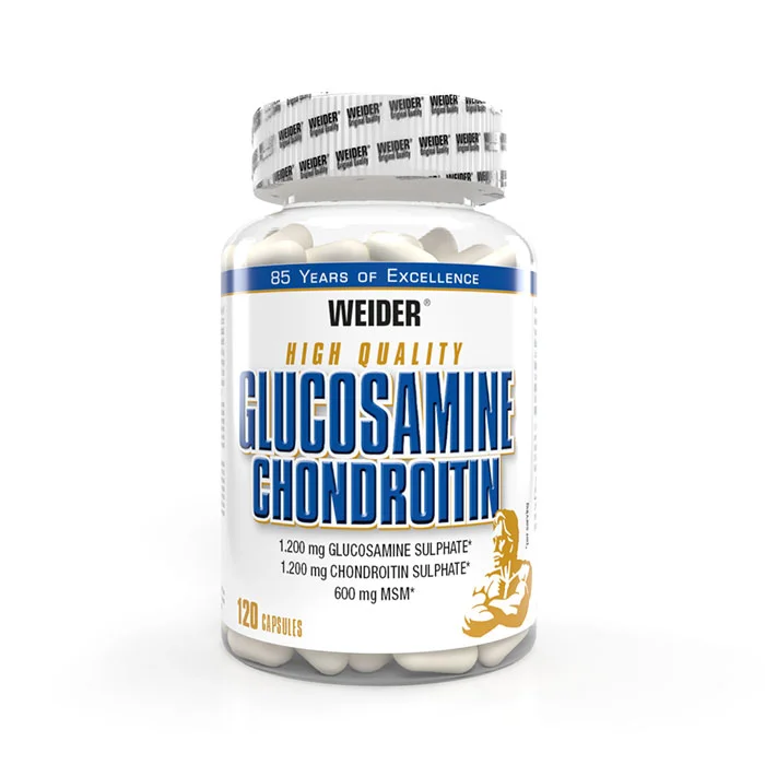 Sanatate generala - Supliment pentru articulatii, Weider, Glucosamine + Chondroitin + MSM, 120 de capsule