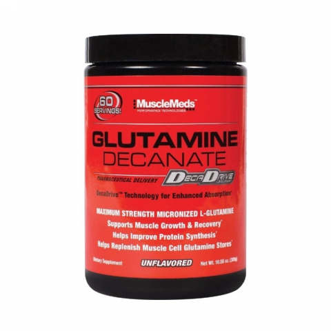 Aminoacizi - Glutamina, MuscleMeds, Glutamine Decanate, 300 de grame, pudra