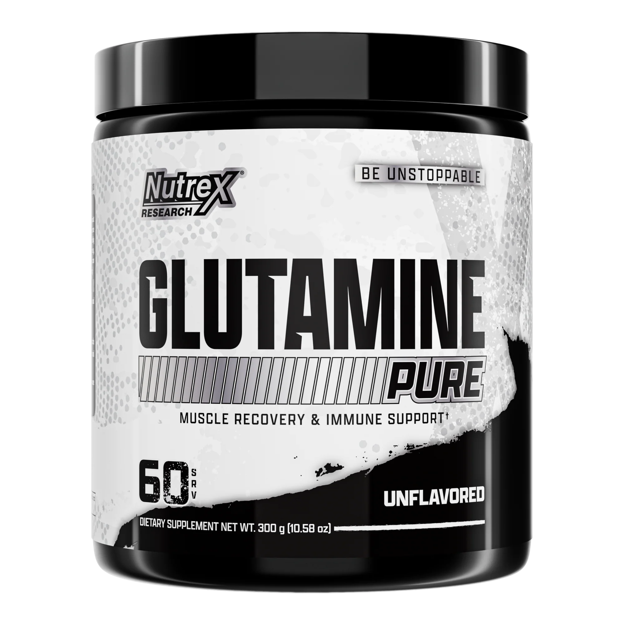 Glutamina - Glutamina, Nutrex, Glutamine pure, 300 de grame, pudra