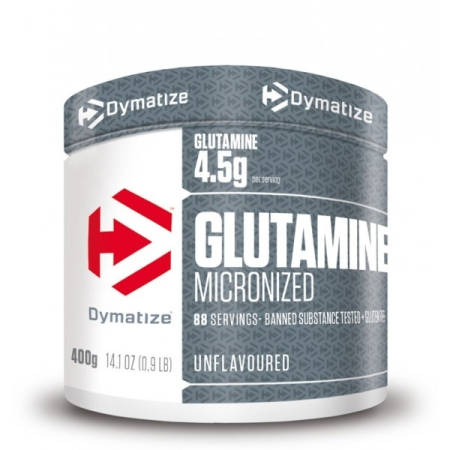 Aminoacizi - Glutamina, Dymatize, Glutamine Micronized, 400 grame, pudra