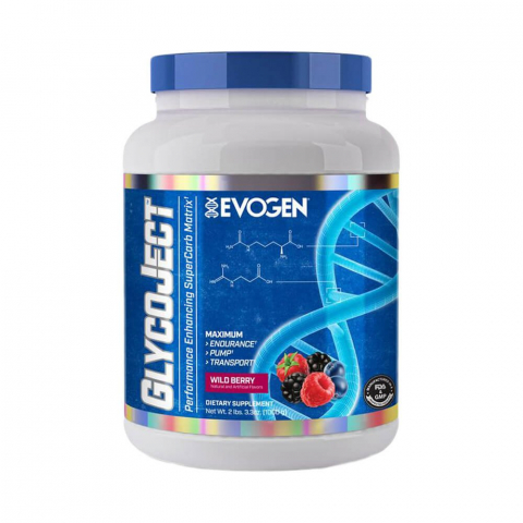 Nutritie sportiva - Complex de carbohidrati(HBCD), Evogen, GlycoJect, 1kg, pudra