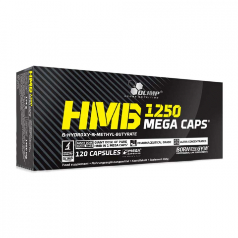 Vitamine si minerale - HMB, Olimp Sport Nutrition, Hydroxymethylbutyrate 1250mg Mega Caps, 120 de capsule