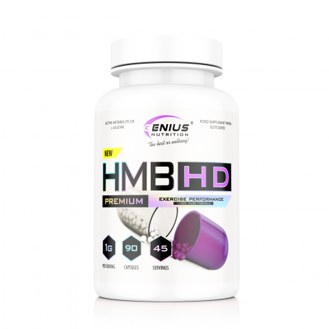Energie si hidratare - HMB, Genius Nutrition, HMB-HD, 90 de capsule