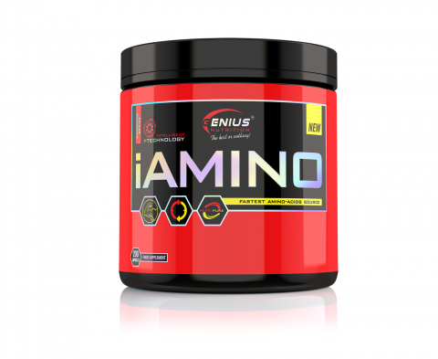 BCAA - Complex de aminoacizi, Genius Nutrition, iAmino, 200 de capsule