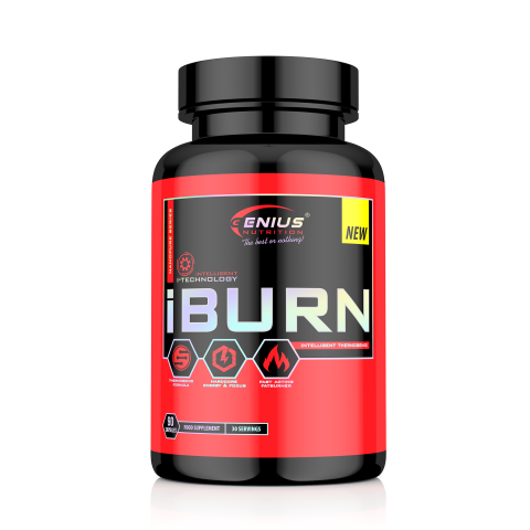 Slabire si definire - Arzator de grasimi, Genius Nutrition, iBurn, 90 de capsule
