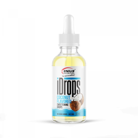 Slabire si definire - Indulcitor, Genius Nutrition, iDrops, sticluta de 30ml