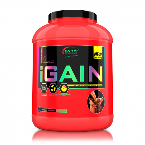 Gainer - Gainer, Genius Nutrition, iGain, 2.75kg, pudra proteica