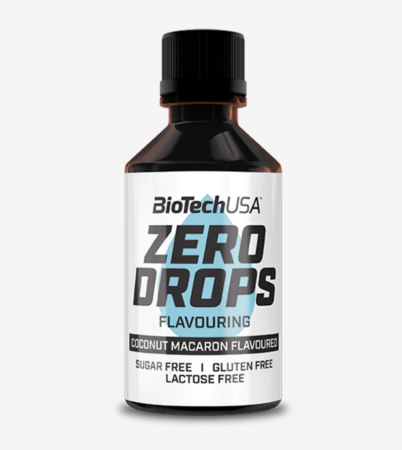 Indulcitori - Indulcitor fara zahar, Biotech USA, Zero Drops, sticlute de 50ml