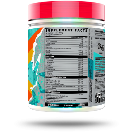 Intra-workout, Ghost, Intra EAA BCAA Hydration, 410 grame, pudra [1]