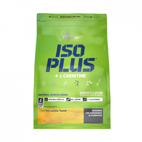 Aminoacizi - Bautura izotonica pentru hidratare, Olimp Sport Nutrition, Iso Plus + L-Carnitine, 1.5kg, pudra