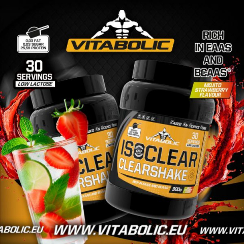 Proteina clear, Vitabolic, IsoClear, 900 de grame, pudra proteica [3]