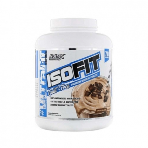 Izolat - Izolat proteic din zer, Nutrex, Isofit, 2.2kg, pudra proteica