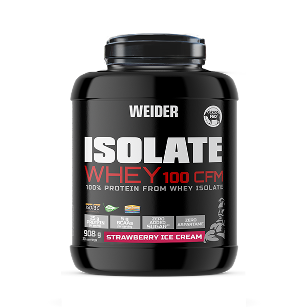 Proteina - Izolat proteic, Weider, Isolate Whey 100 CFM, 908 grame, pudra proteica