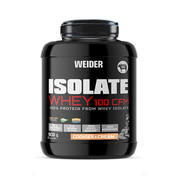 Proteina - Izolat proteic, Weider, Isolate Whey 100 CFM, 908 grame, pudra proteica