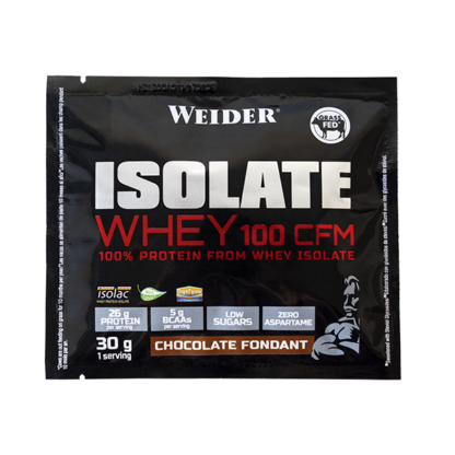 Hidrolizat - Izolat proteic, Weider, Isolate Whey 100 CFM, plic de 30 de grame, o portie