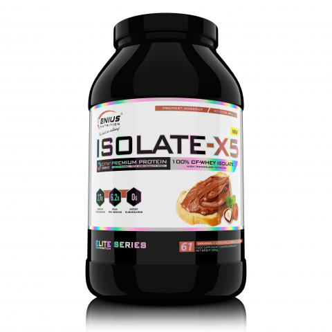 Izolat - Izolat proteic, Genius Nutrition, Isolate-X5, 2kg, pudra proteica