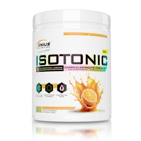 Energie si hidratare - Saruri de hidratare, Genius Nutrition, Isotonic, 600 de grame, pudra