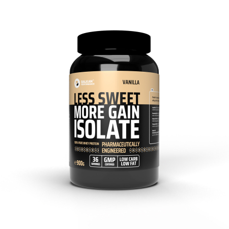 Izolat - Izolat proteic, Balkan Pharmaceuticals, 100% Pure Whey Isolate, 900 grame, pudra proteica