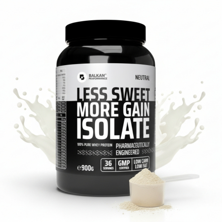Proteina - Izolat proteic, Balkan Pharmaceuticals, 100% Pure Whey Isolate, 900 grame, pudra proteica