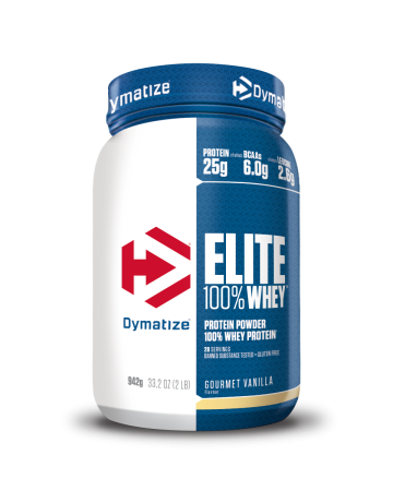 Whey - Izolat proteic, Dymatize, Elite Whey Protein, 907 grame, pudra proteica