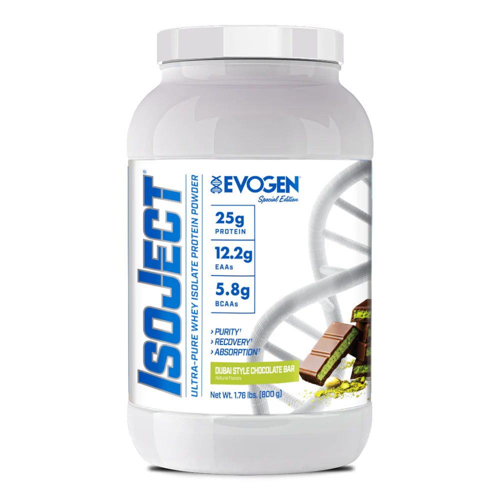 Proteina - Izolat proteic, Evogen, IsoJect, 840 de grame, pudra proteica