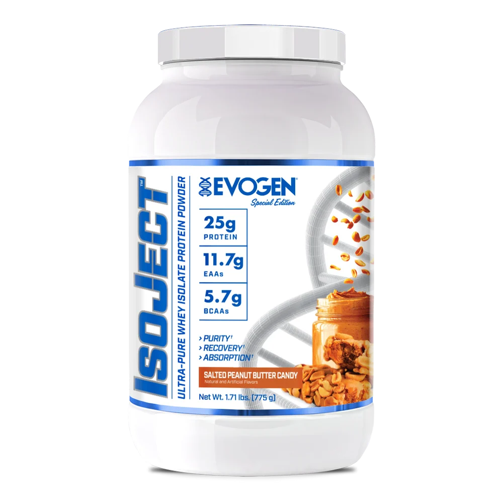 Izolat - Izolat proteic, Evogen, IsoJect Ultra-Pure whey isolate protein powder, aprox. 25 de portii, pudra proteica
