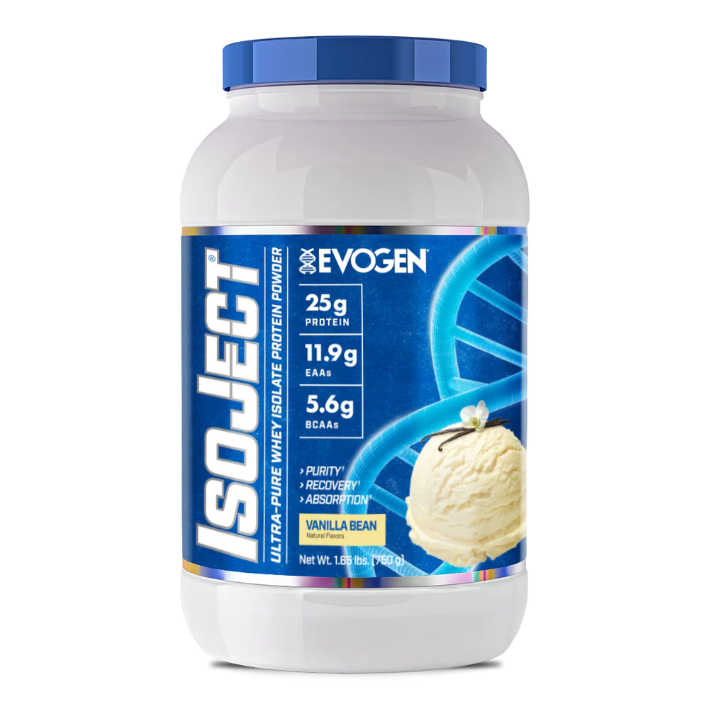 Izolat - Izolat proteic, Evogen, IsoJect, 840 de grame, pudra proteica