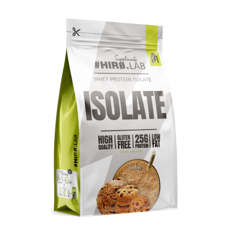 Proteina - Izolat proteic, Hiro.Lab, Whey protein isolate, 700 de grame, pudra proteica