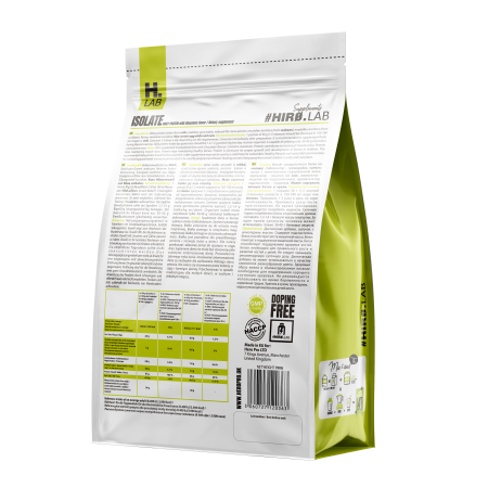 Izolat proteic, Hiro.Lab, Whey protein isolate, 700 de grame, pudra proteica [1]