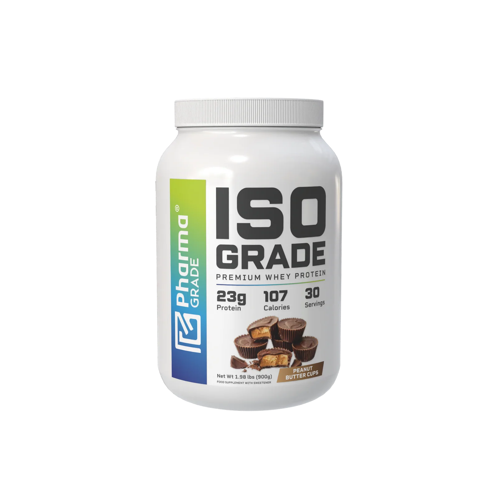 Izolat proteic, Pharma Grade, ISO Grade Premium Whey Protein, 900 de grame, pudra proteica [0]
