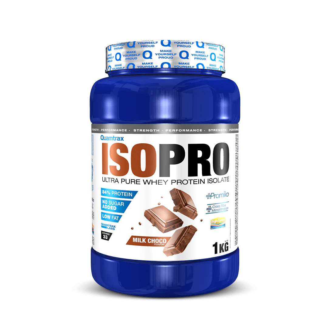 Izolat - Izolat proteic, Quamtrax, Isopro, 1kg, pudra proteica
