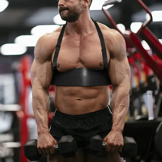 Izolator pentru biceps, MadMax, Biceps Bomber, Black/Green [1]