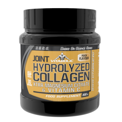 Sanatate articulatii - Supliment pentru artriculatii, Vitabolic, JOINT Collagen + Mg citrate and Vitamin C, 300 de grame, pudra