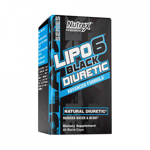 Slabire si definire - Diuretic, Nutrex, Lipo 6 Black Diuretic, 80 de capsule