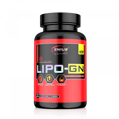 Slabire si definire - Arzator de grasimi, Genius Nutrition, Lipo-GN, 90 de capsule