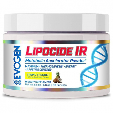 Arzatoare de grasimi - Accelerator de metabolism, Evogen, Lipocide IR, 156 de grame, pudra