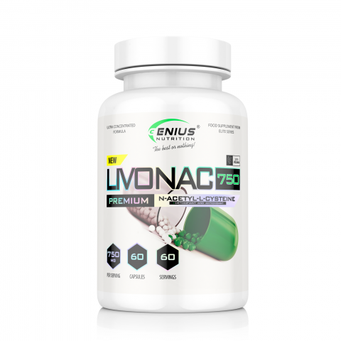 Antioxidanti - Antioxidanti, Genius Nutrition, Livonac 750, 60 de capsule