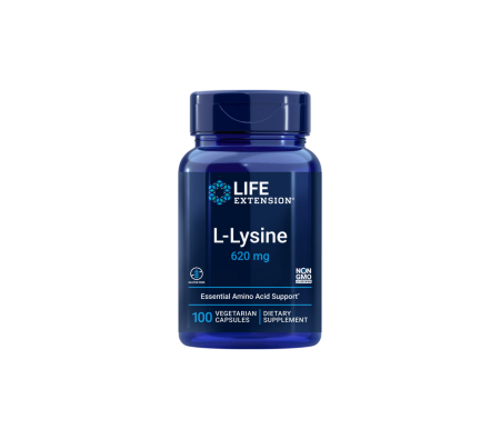 Colagen - Lizina, Life Extension, L-Lysine 620mg, 100 de capsule